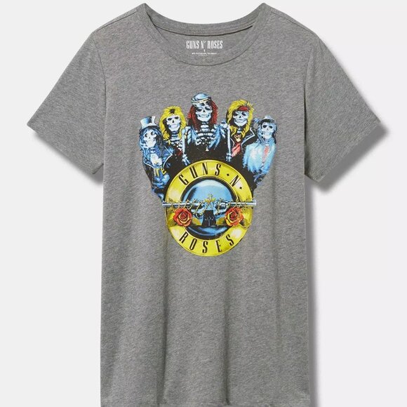 ❤️NWT VINTAGE TORRID GUNS N ROSES BAND TEE - SLASH, AXL ROSE CONCERT - PLUS SIZE - Picture 1 of 11